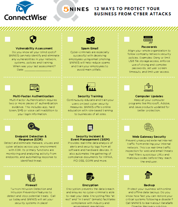 Infographic-12 Ways to Protect Your Business from Cyber Attacks